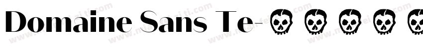 Domaine Sans Te字体转换